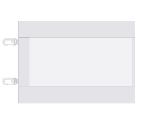 Finition 13 - En haut – fourreau de 5cm à plat, En bas – fourrea...