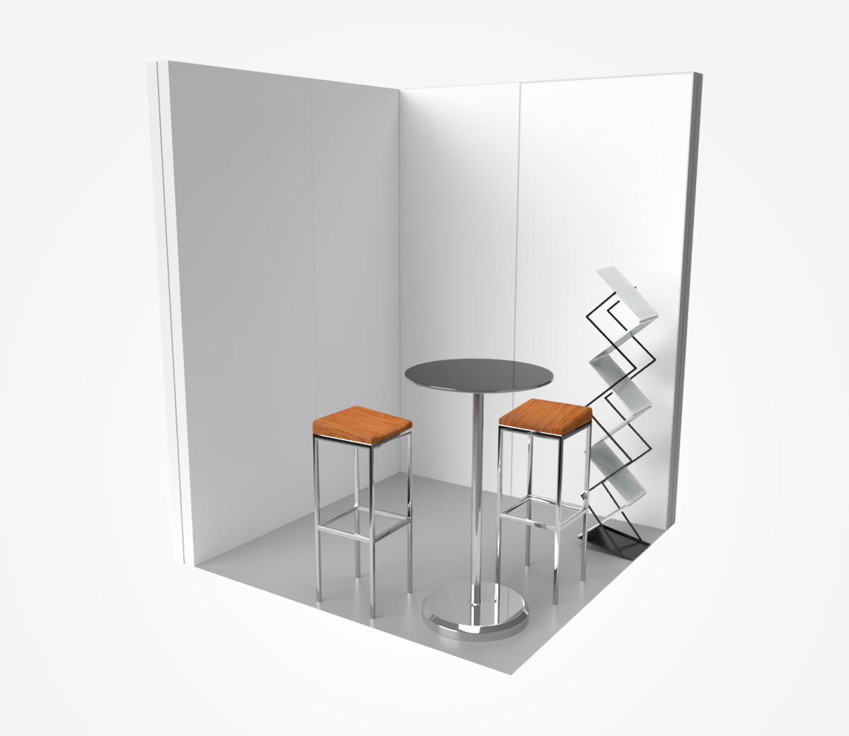 Stand en L 2 x 2 m (format ZEN)